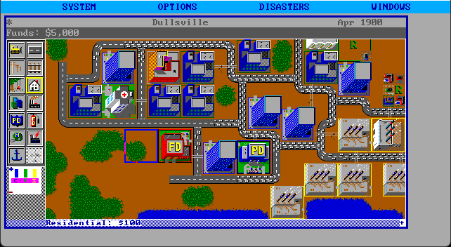 Sim City gameplay