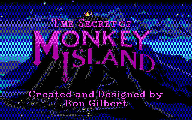 The Secret of Monkey Island title