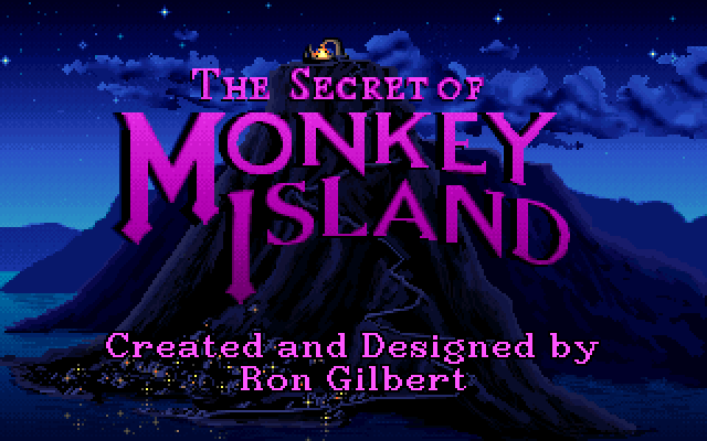 The Secret of Monkey Island title