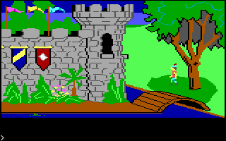 King&rsquo;s Quest castle scene