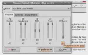 volume control