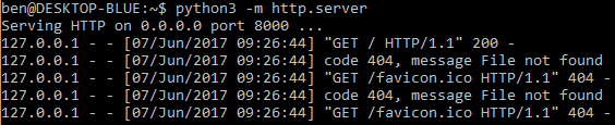 Python3 http server