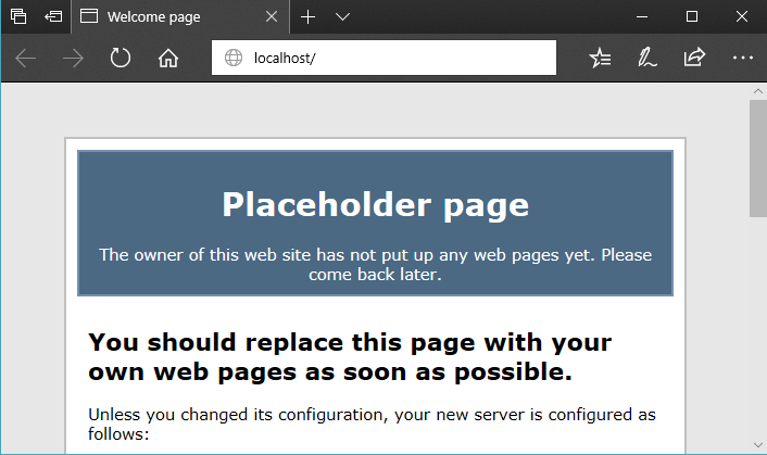 Placeholder page