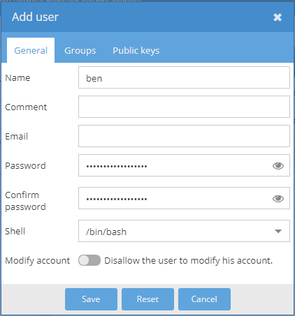 Add user